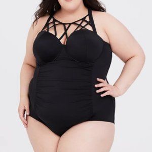 Torrid Vixen Strappy Front Swim